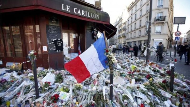 Γαλλία: Φόρος τιμής στα θύματα των επιθέσεων – Τα ονόματα των νεκρών σχημάτισαν τον πύργο του Άιφελ (Photos) - Media