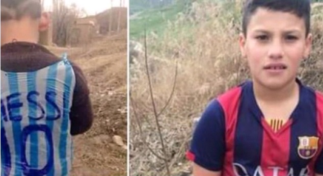 Βρέθηκε το αγόρι που είχε κάνει φανέλα του Μέσι μια πλαστική σακούλα (Photos, Video) - Media
