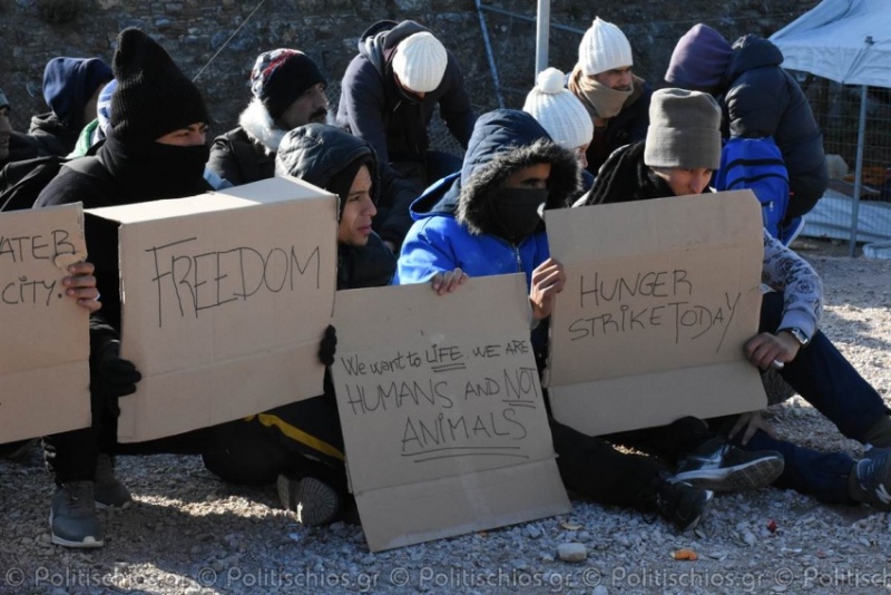 Ξεκίνησαν απεργία πείνας οι πρόσφυγες στον καταυλισμό της Σούδας - Media